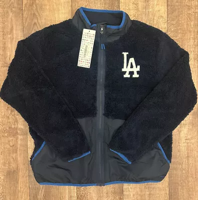 Los Angeles Dodgers Fanatics Major League Baseball Sherpa Fleece Jacket Size XL • £37.99