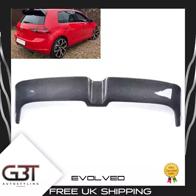 Vw Golf R Mk7 Mk7.5 Gtd Gti Boot Spoiler Carbon Fibre Oettinger Style Uk Stock! • £189.99