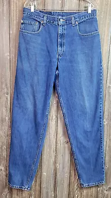 Vtg Levis 560 Loose Fit Tapered Leg Blue Jeans Mens Actual 33X33 Made In USA VGC • $34.72