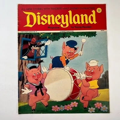 Vintage DISNEYLAND Magazine/comic No 77 -  Rare 1970s DisneyMania Item • $12