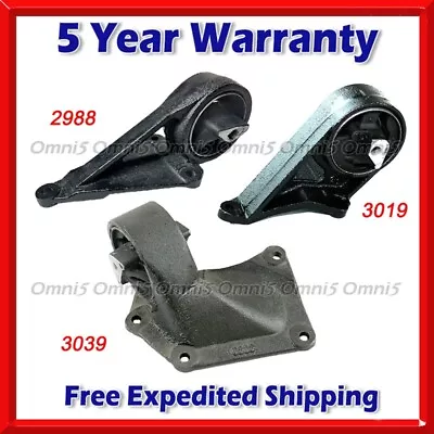 N723 Fits 99-04 Jeep Grand Cherokee 4.0L RWD 4 Speed AUTO Motor & Trans Mount 3x • $127.28