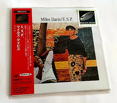 MILES DAVIS E.S.P. JAPAN MINI LP CD 1996 SRCS-9113 W/OBI MASTER SOUND L/E Z22 • $35