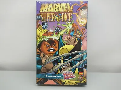 VINTAGE 1997 SEALED Marvel Super Dice Game Featuring X-Men NIB • $18.55