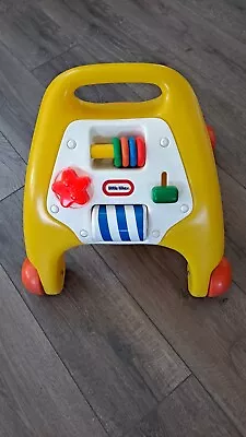 Vintage Little Tikes First Steps Baby Walker Activity Center Yellow Folding  • $45