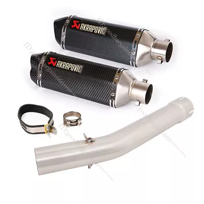 For Yamaha YZF R6 1998-2005 Exhaust Pipe 51mm Muffler Escape With DB Killer Tip • $164