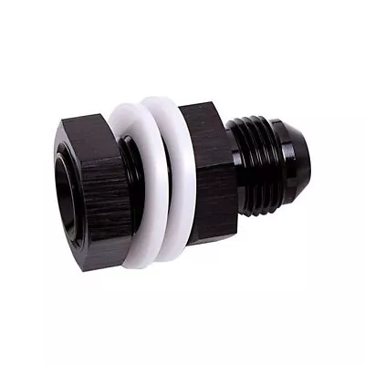 Aeroflow AF921-10BLK Fuel Cell Fitting -10an Black Fuel Cell Bulkhead Fitting • $32.76