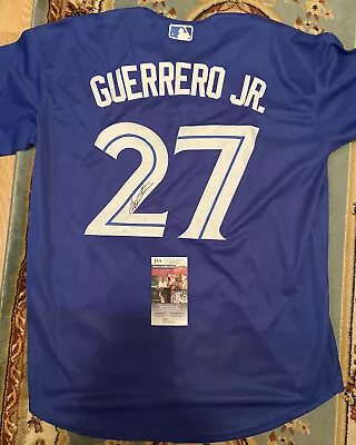 Vladimir Vlad Guerrero Jr Signed Autograph Auto Bluejays Jersey JSA COA • $249.99