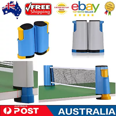 Best Table Tennis Net Ping Pong Set Retractable Net Rack Portable Ping Pong Net • $20.99