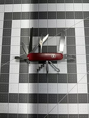 Victorinox Huntsman Swiss Army Pocket Knife 91MM Red 5849  • $19.74