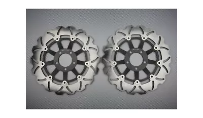 AVDB Front Wave Brake Discs Rotors Pair 310mm KAWASAKI ZZR 1100 ZX-11 1990-1993 • $270.70