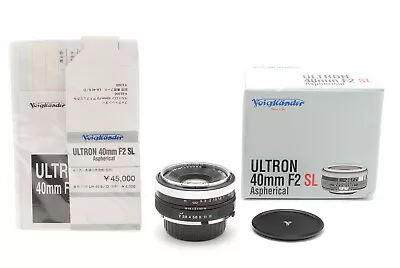 [A- Mint In Box] Voigtlander ULTRON 40mm F/2 SL ASPHERICAL Lens MINOLTA MD 8803 • $329.99