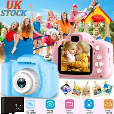 £11.99 • Buy Children 1080P HD LCD Camera Kids Mini Digital Camera Toy Children Xmas Gift UK