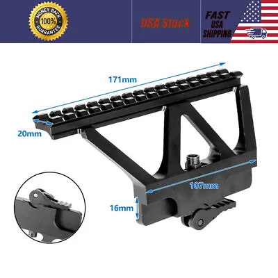 20mm Quick Release Scope Mount Tactical Side Rail Locker Picatinny Weaver USA • $16.42