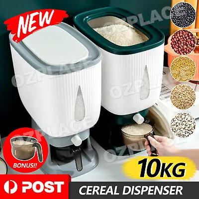 Cereal Rice Grain Dispenser Flour Storage Container Case Spice Containers Bottle • $25.45