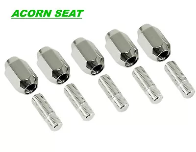 $19.49 • Buy EMPI 9533 Chrome Nut & Stud Kit M12-1.5 Steel Wheels Set 5 VW BUGGY BUG GHIA BUS