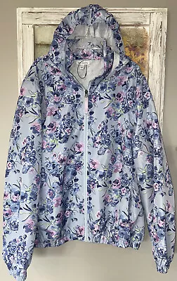 NWOT VERA BRADLEY Full Zip Packable 2X Windbreaker Jacket Hooded Perfect Cute • $46