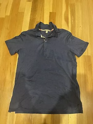 Burberry Brit Men Polo Shirt Size Small Blue • $22