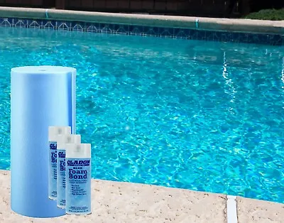 In-Ground  125' X 42  X 1/4  Swimming Pool Wall Foam With Spray Adhesive • $229.98