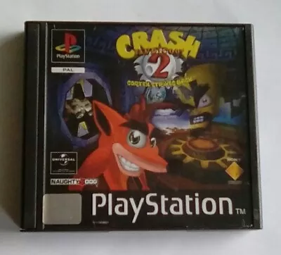 *BLACK BORDER EDITION Crash Bandicoot 2 Cortex Strikes Back Playstation 1 PS1 PS • £49.95