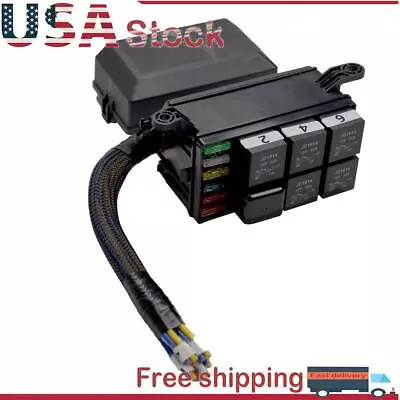 Fuse Relay Box Block Relay Block Box Universal Fit For 12V Automotive Waterproof • $28.99