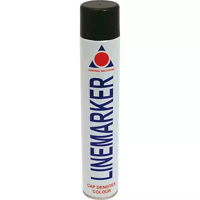 Aerosol Line Marking Spray Paint Black • £10.95