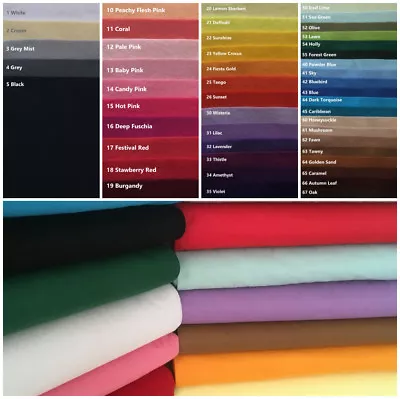 Wool Mix Felt Sheets | Large Colour Choice | Buy From 0.45M By 90cm Wide • £6.75