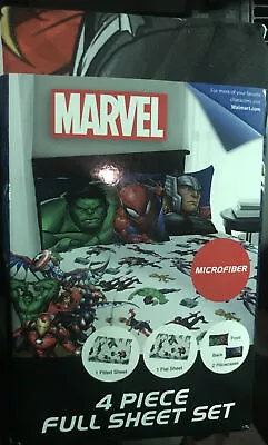 Marvel Avengers 4 Pc Full Sheet Set • $39.95