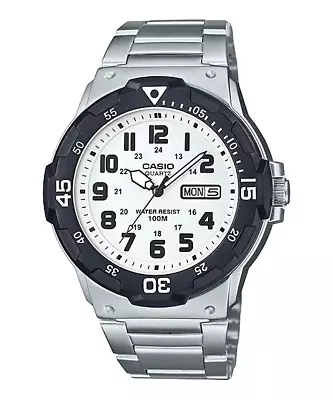 Casio Mens Diver Sports Watch MRW-200HD-7B  Rotating Bezel WR 100M 2YR Warranty • $77