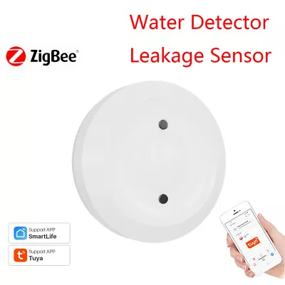 TUYA ZigBee Water Leak Detector Flood Sensor-Water Tank Full Water Linkage Alarm • $17.39