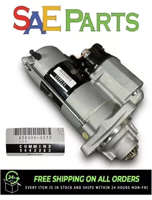 New Cummins 5442263 OEM 12V Starter For 2011-2021 Ram 2500 3500 6.7L V8 Diesel • $189.95