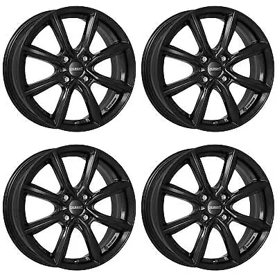 4 Dezent TN Black Wheels 7.0Jx17 4x100 For Mazda 2 Mx-5 17 Inch Rims • $1489.61