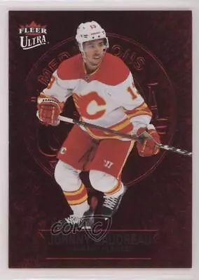 2021-22 Upper Deck Fleer Ultra Medallions Ruby Red /50 Johnny Gaudreau #M-16 • $17.79