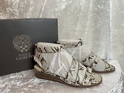 Nwb Vince Camuto Snake Print Sandals Size 8.5 • $35