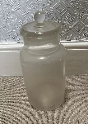 £10 • Buy Large Clear Glass Antique Chemist Bottle