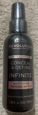 £2.50 • Buy Revolution Conceal & Define Infinite Mattifying Priming Water Spray 50ml Sealed