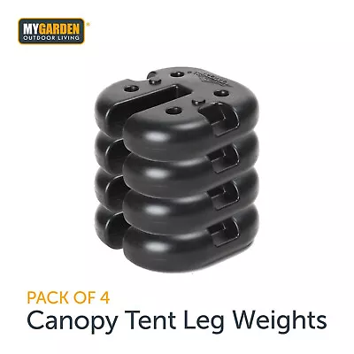 4 PACK Garden Gazebo Foot Leg Feet Weights Canopy Marquee Party Tent Set Anchor • £23.95