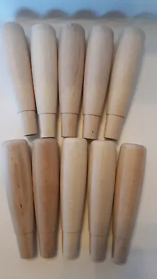 $17.99 • Buy Lot Of 10 Wooden File Handles 4-1/8  Long X 1  Diam. W/ 5/16  Hole