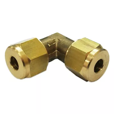 £7.50 • Buy BRASS 6mm COMPRESSION ELBOW FITTING GAS COPPER PIPE EQUAL CONNECTOR COUPLER