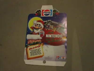 Nintendo NES Game Boy Super Mario Santa Pepsi Christmas Promo Store Display Sign • $549.99