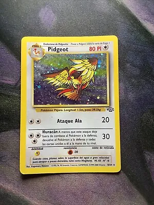 $11.99 • Buy Pokemon Jungle Set Holo Pidgeot 8/64 Spanish. MP SEE PICTURES