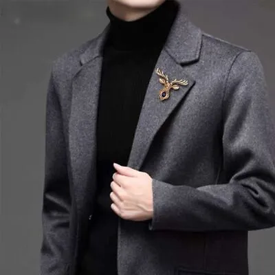 Design Elk Clothing Accessory Korean Style Brooch Fashion Jewelry Men Brooch • $5.53