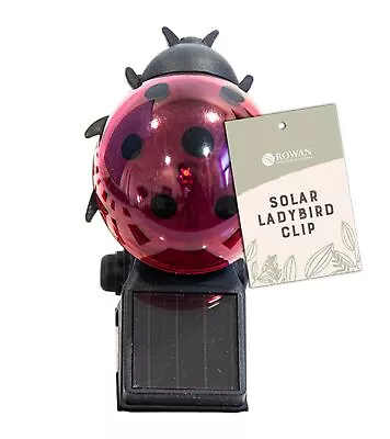 £7.60 • Buy Solar Ladybird Clip Garden Tree Decoration Ornament Light Novelty Gift Brand New