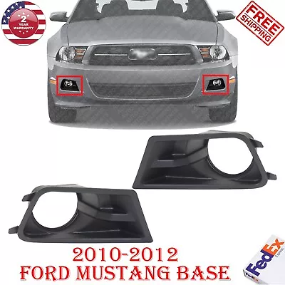 Fog Light Bezel Trims Set For 2010-2012 Ford Mustang Base • $52.44