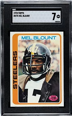 1978 Topps Football #475 Mel Blount SGC 7 Pittsburgh Steelers • $19