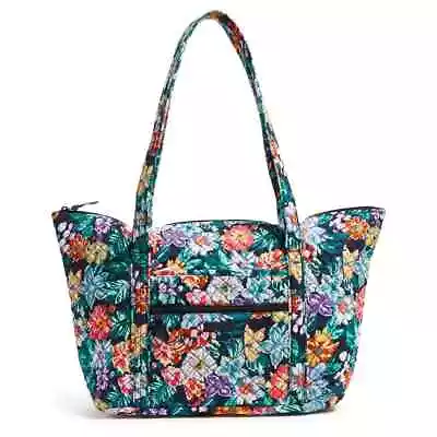 Vera Bradley Signature Cotton Large Miller Tote Travel Bag - Happy Blooms • $60