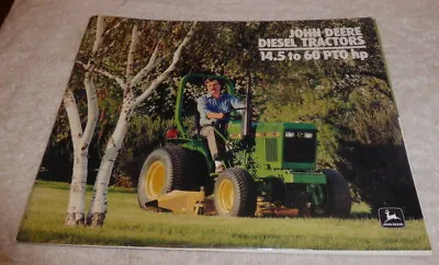 Classic Tractor Full Line Brochure John Deere Tractors 14.5 To 60 PTO HP  1984 • £18
