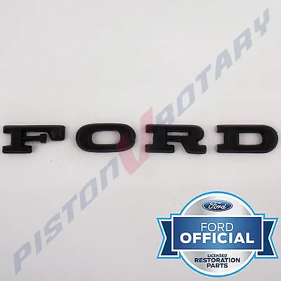 FORD Bonnet Letter Badge Set Black For XC Falcon GS GXL Coupe Cobra Letters Hood • $54.95