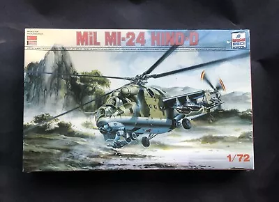 Model Kit MiL MI-24 HIND-D Helicopter ESCI 1:72  #9069. NEW Sealed • $14.77