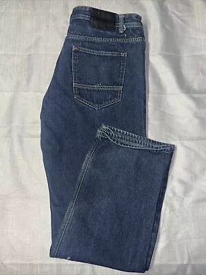 Vintage South Pole Baggy Jeans Mens Size 38x32 RN82628 Wide Loose Dark Wash Blue • $39.99