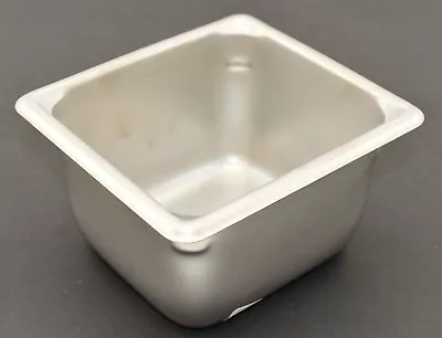 (1) Stainless Steel ONE-SIXTH Steam Table Pan 4  Deep SYSCOWARE 1/6 Size 5079496 • $19.99